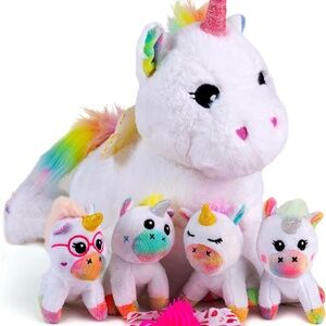 New Tumtotz 15” Rainbow Unicorn Gift Stuffed Animal Soft Plush Toy (Girls, Boys)